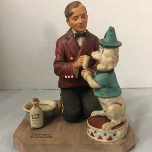 Norman Rockwell While the Audience Waits Figurine